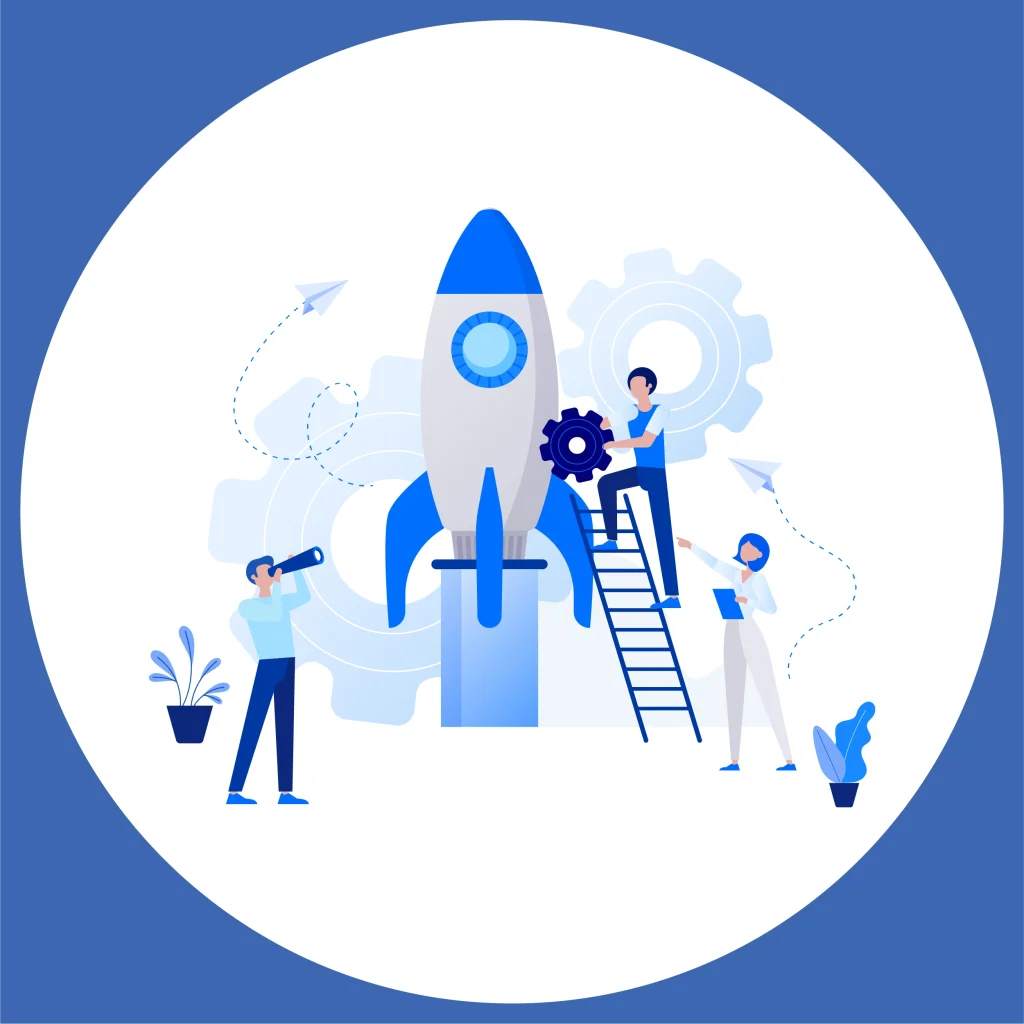 icon tahapan meluncurkan website