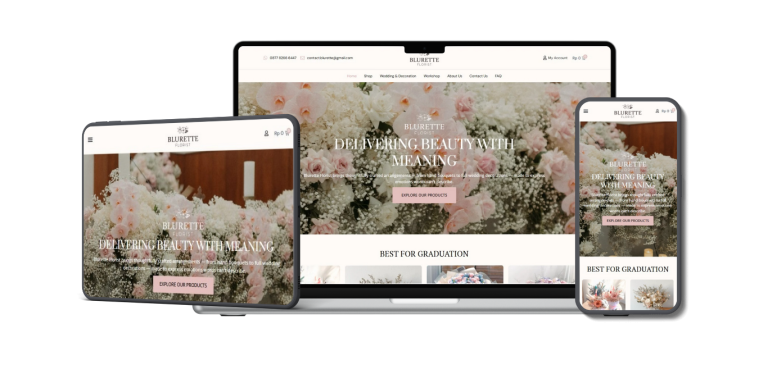 Portofolio Pembuatan bluretteflorist